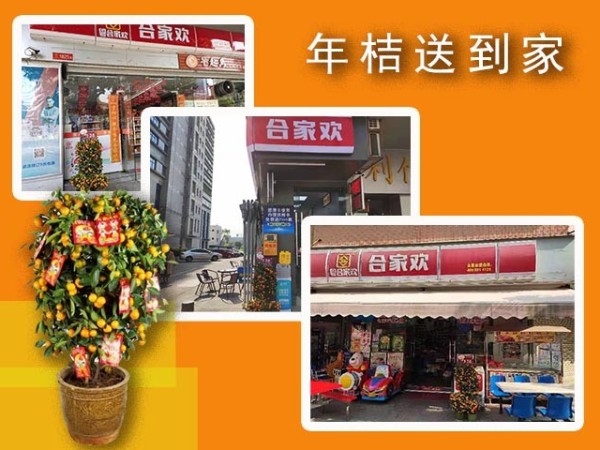 中山合家欢便利店品牌加盟店年桔送到家